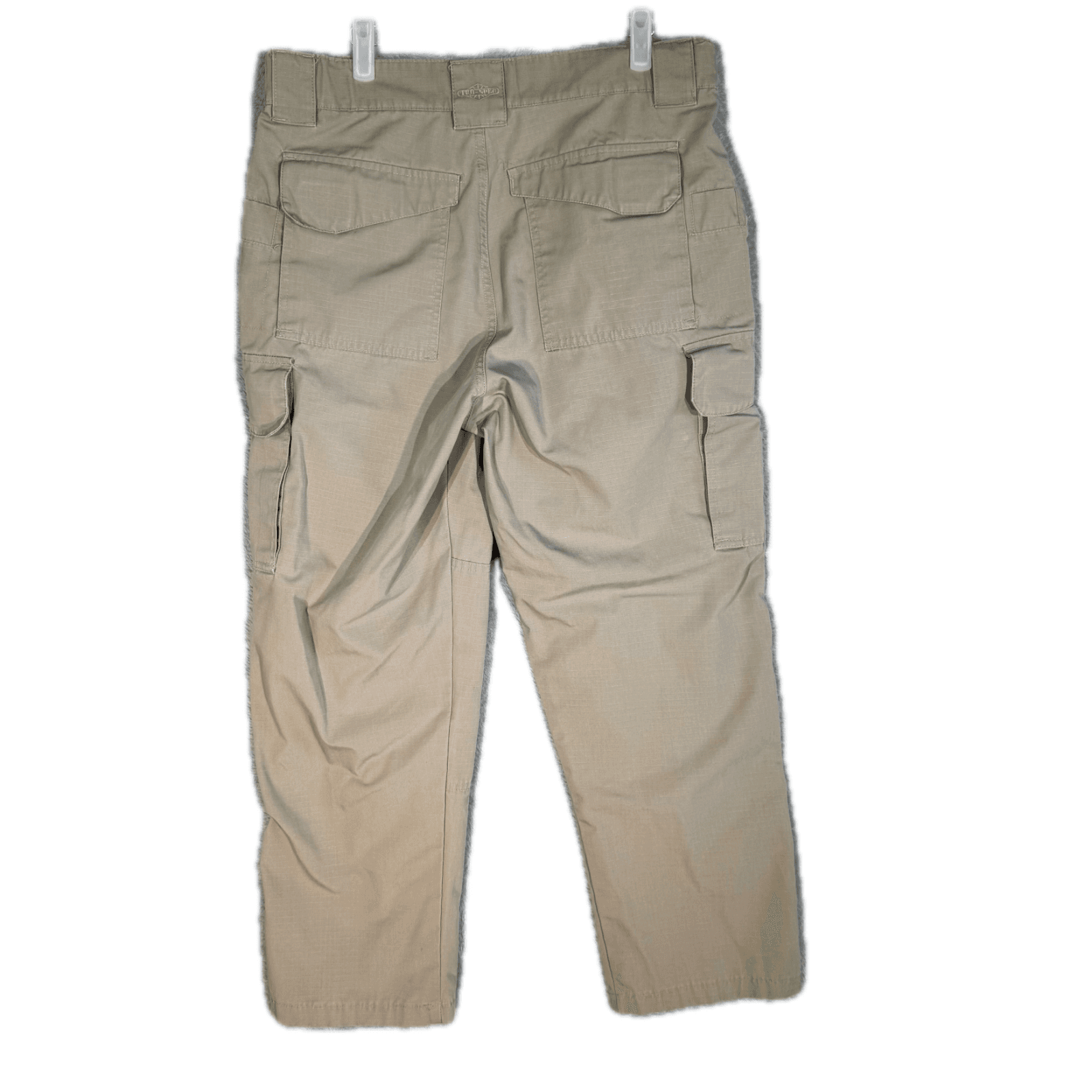 Tru-Spec Cargo Pants Mens 34x28 Beige Ripstop Double Knee Work Tactical - Thumbnail 2