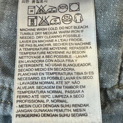 Levis 559 Jeans Mens 34x30 Blue Relaxed Straight Denim 5 Pocket Zip Fly - Thumbnail 6