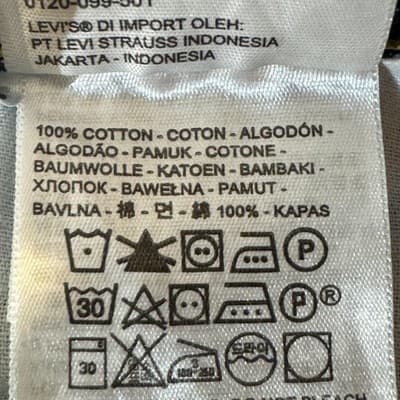 Levis 505 Jeans Mens 36x32 Blue Straight Leg Denim Zip Fly Regular Fit - Thumbnail 5