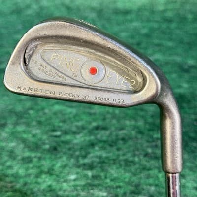 Ping Eye 2 Red Dot 4 Iron Steel Shaft RH Karsten USA Vintage - Image 1