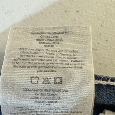 Carhartt FR Work Jeans Mens 44x30 CAT2 Arc Flash Denim Workwear (44x30) - Thumbnail 11