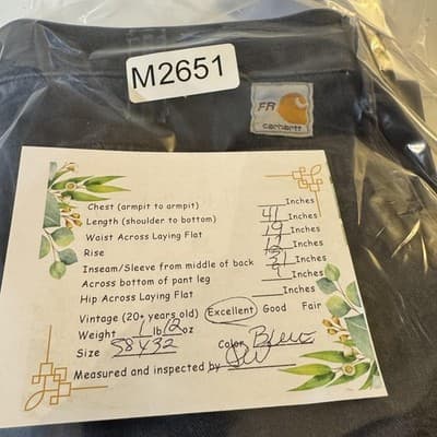 Carhartt FR Work Pants Mens 38x32 Arc Flash CAT2 Utility Workwear (38x32) - Thumbnail 9