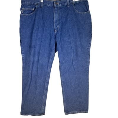 Carhartt Jeans Mens 42x28 Relaxed Fit Denim Workwear Utility Pants (42x28) - Image 1