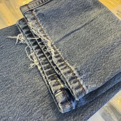 Levi's 505 Jeans Mens 35x30 Blue Denim Straight Leg 100 Cotton Classic - Thumbnail 6