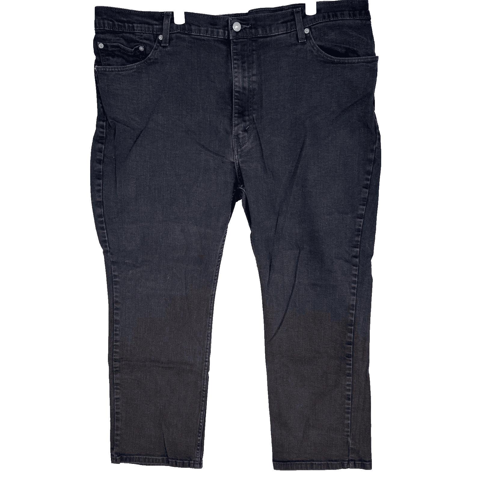 Levis 511 Jeans Mens 46x30 Black Slim Fit Stretch Denim Mid Rise Zip Fly - Image 1