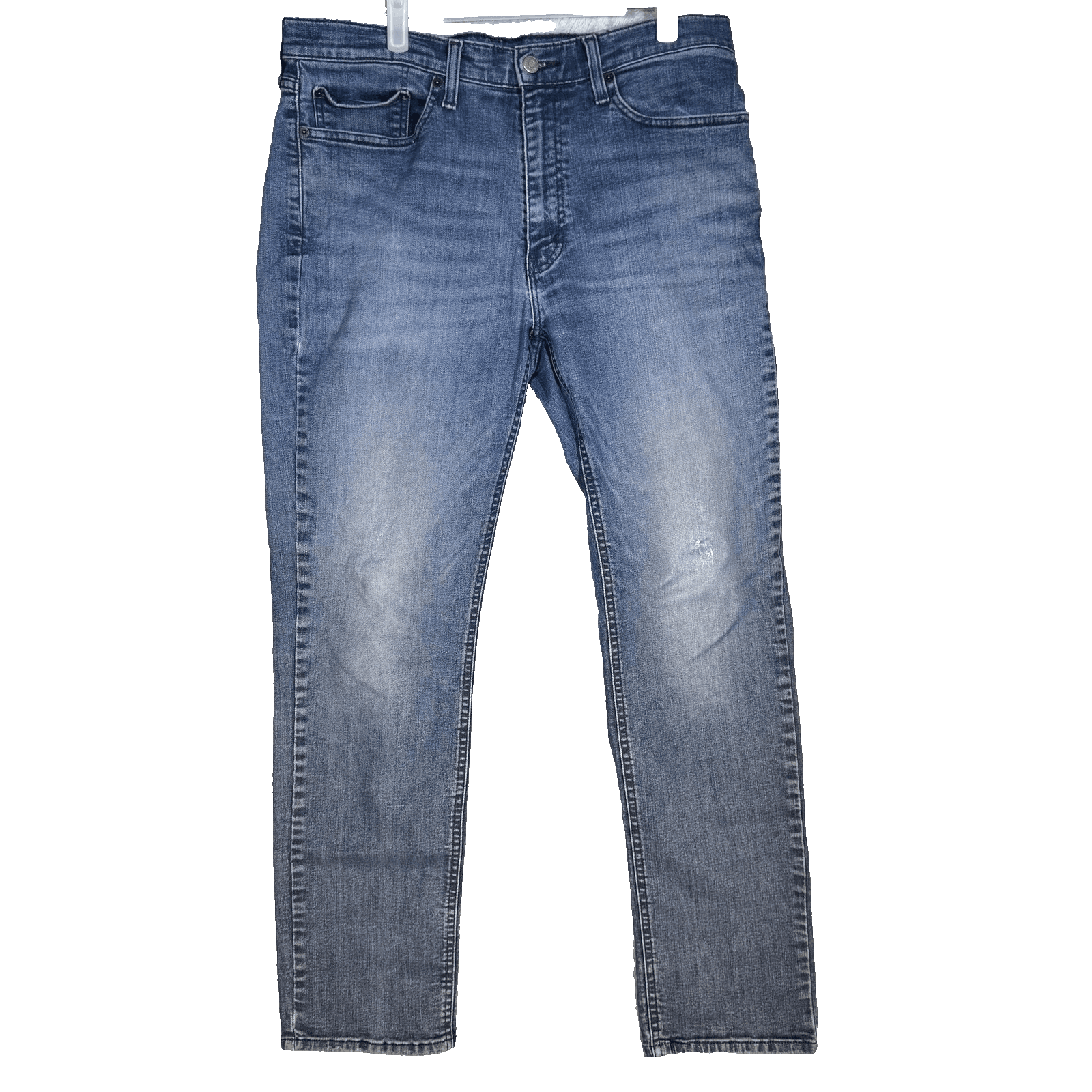 Levis 514 Jeans Mens 40x30 Blue Straight Leg Denim Low Rise Zip Fly - Image 1
