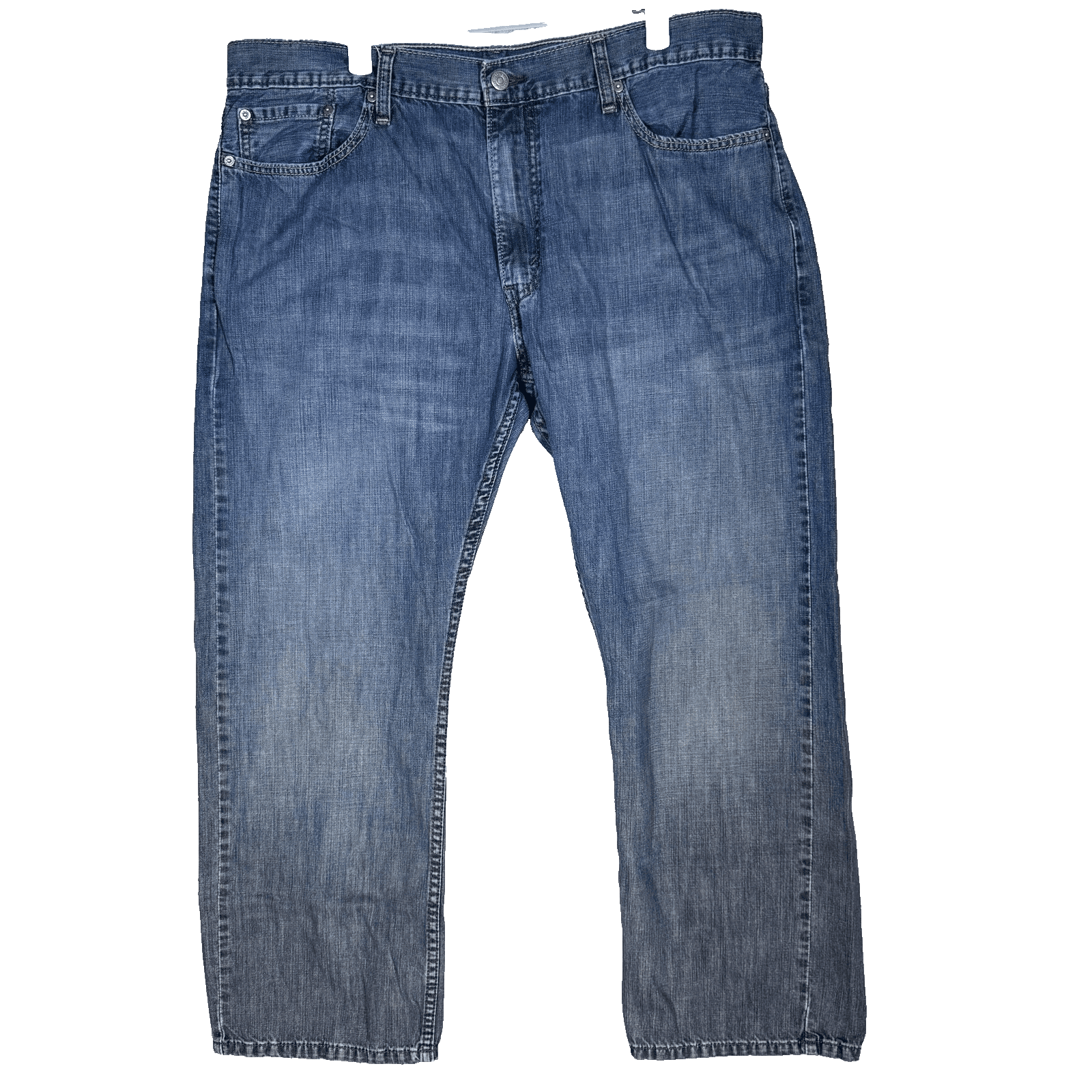 Levis 514 Jeans Mens 40x30 Blue Straight Leg Denim Low Rise Zip Fly - Image 1