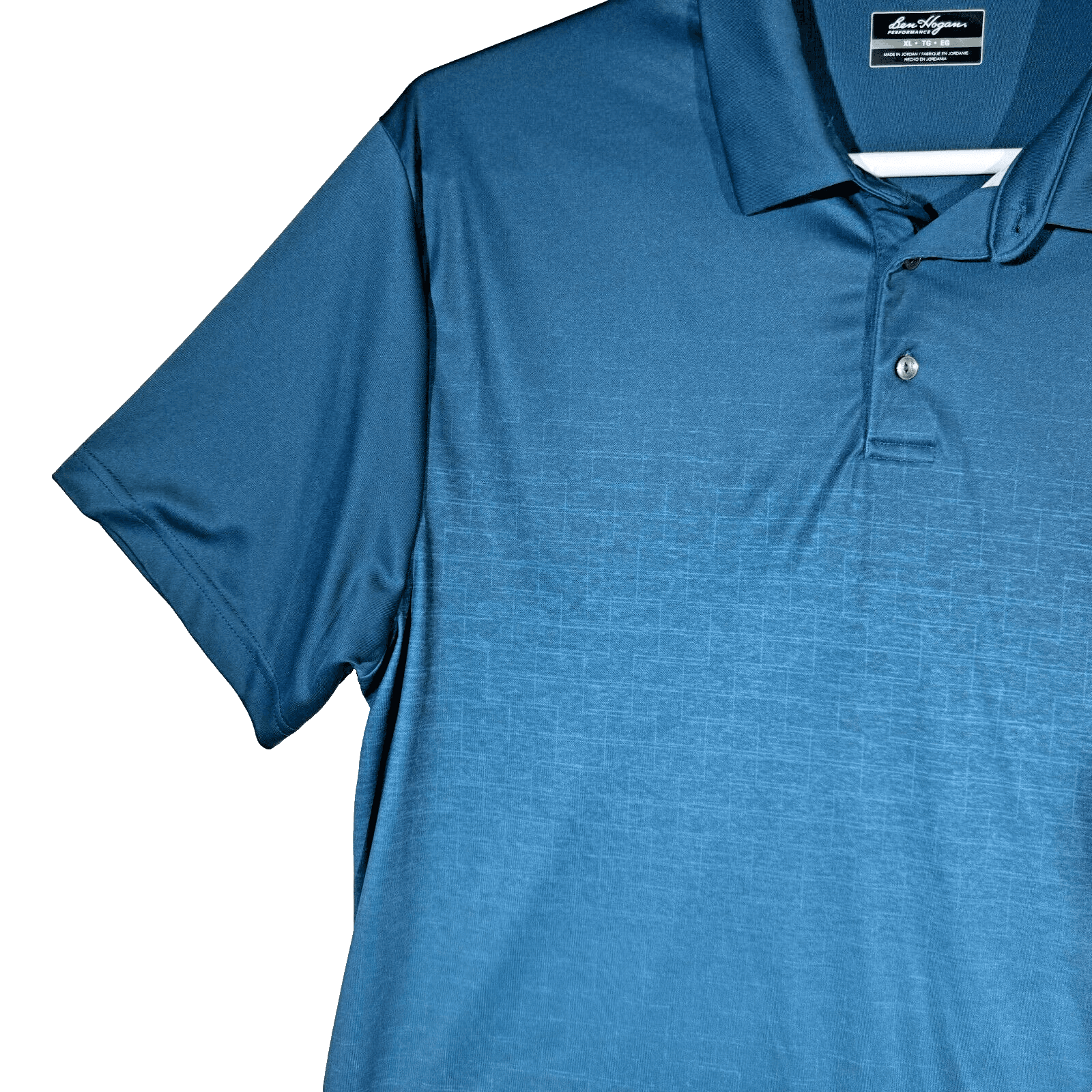 Ben Hogan Polo Shirt Men’s XL Navy Blue 100% Polyester Performance Golf Collared - Thumbnail 4