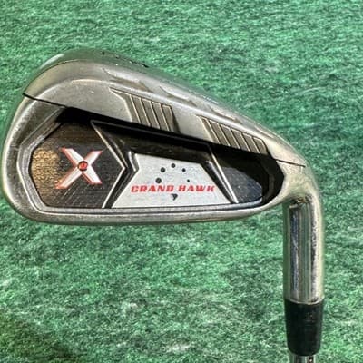 Grand Hawk X 6 Iron RH Diamond Tour D7L Steel Shaft Mid Launch Golf Club - Image 1