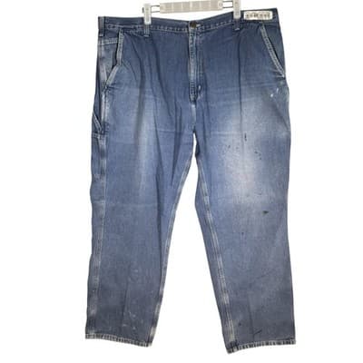 Carhartt Dungaree Fit Jeans Mens 44x30 Workwear Denim Utility Pants (44x30) - Image 1