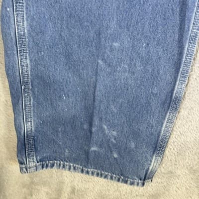 Carhartt Dungaree Fit Jeans Mens 44x30 Workwear Denim Utility Pants (44x30) - Thumbnail 3