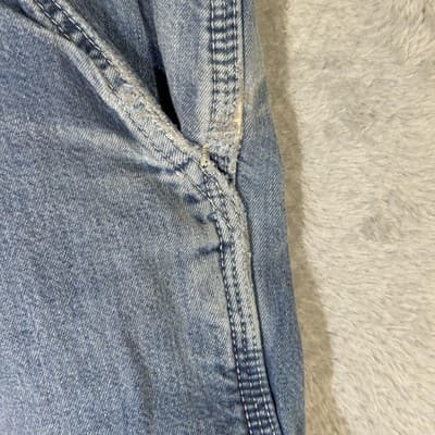 Carhartt FR Jeans Mens 46x32 Blue Flame Resistant Carpenter Workwear (48x32) - Thumbnail 4