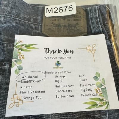 Levis 511 Jeans Mens 34x30 Blue Skinny Fit Whiskered Denim Stretch Medium Wash - Thumbnail 7