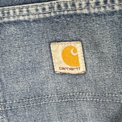 Carhartt Dungaree Fit Jeans Mens 44x30 Workwear Denim Utility Pants (44x30) - Thumbnail 8