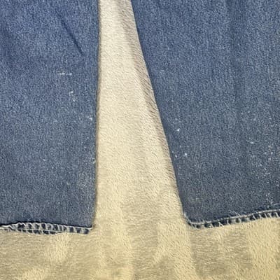 Carhartt Jeans Mens 34x32 Blue Relaxed Fit Workwear Utility Denim Pants (34x32) - Thumbnail 4