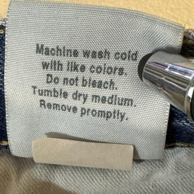 Carhartt Jeans Mens 34x32 Blue Relaxed Fit Workwear Utility Denim Pants (34x32) - Thumbnail 7