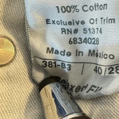 Carhartt Jeans Mens 40x28 Blue Relaxed Fit Workwear Denim Pants (40x28) - Thumbnail 7