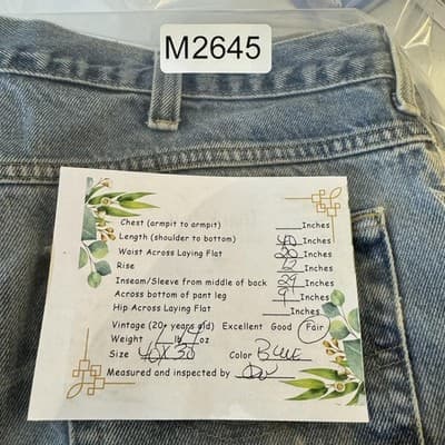 Carhartt Jeans Mens 40x30 Blue Relaxed Fit Workwear Denim Pants (40x30) - Thumbnail 11