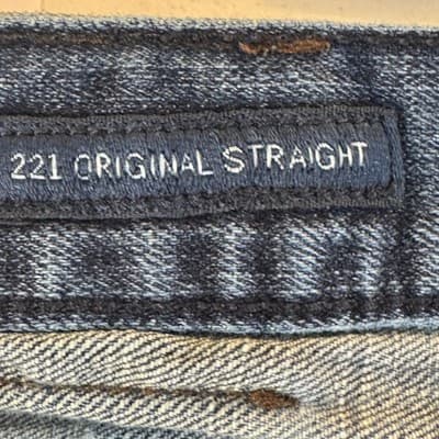 Lucky Brand Jeans Mens 36x30 Blue 221 Original Straight Whiskered Denim Pants - Thumbnail 8