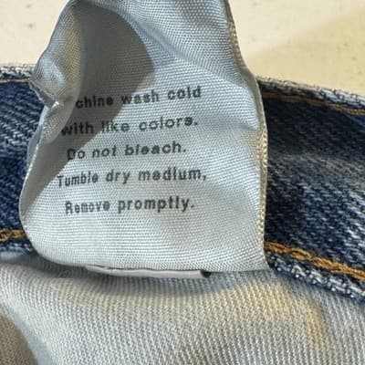 Carhartt Jeans Mens 40x28 Blue Relaxed Fit Workwear Denim Pants (40x28) - Thumbnail 5