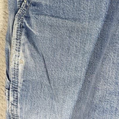 Carhartt FR Jeans Mens 46x32 Blue Flame Resistant Carpenter Workwear (48x32) - Thumbnail 3