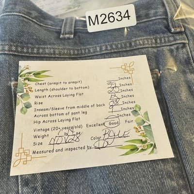 Carhartt Jeans Mens 40x28 Blue Relaxed Fit Workwear Denim Pants (40x28) - Thumbnail 8