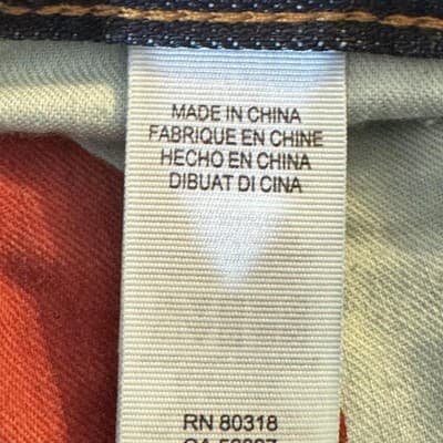 Lucky Brand Jeans Mens 38x30 Blue 221 Original Straight Whiskered Denim Pants - Thumbnail 6