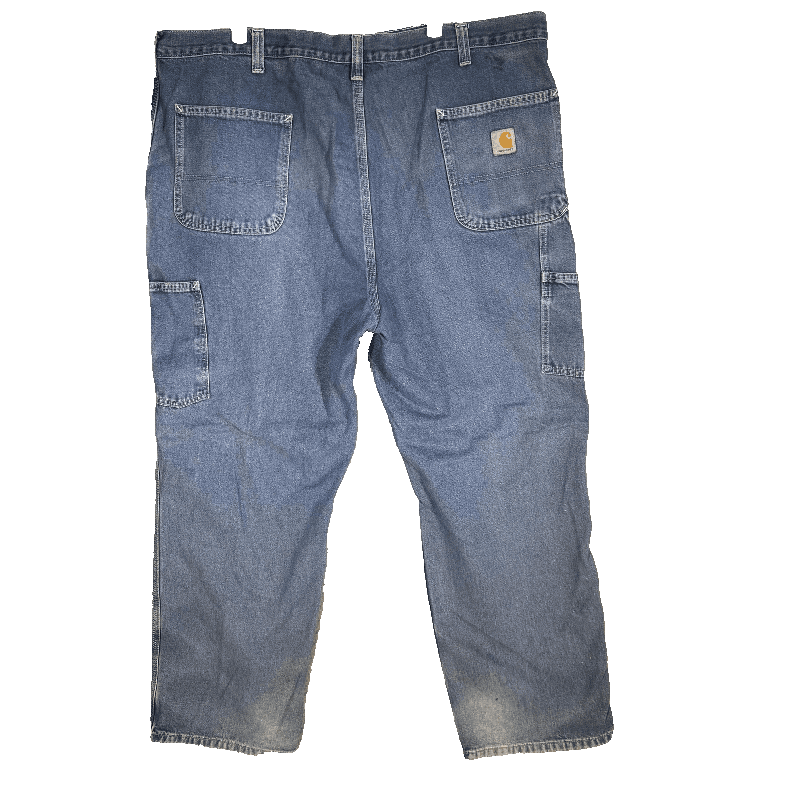 Carhartt Dungaree Fit Jeans Mens 44x30 Workwear Denim Utility Pants (44x30) - Thumbnail 2