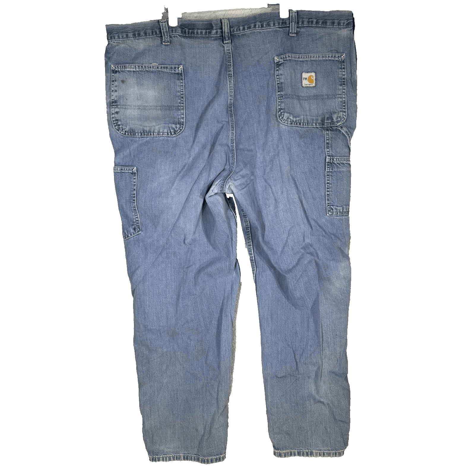 Carhartt FR Jeans Mens 46x32 Blue Flame Resistant Carpenter Workwear (48x32) - Thumbnail 2