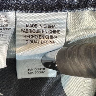 Lucky Brand Jeans Mens 36x30 Blue 221 Original Straight Whiskered Denim Pants - Thumbnail 5