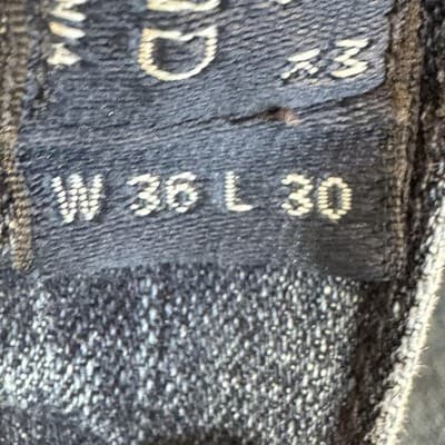 Lucky Brand Jeans Mens 36x30 Blue 221 Original Straight Whiskered Denim Pants - Thumbnail 10