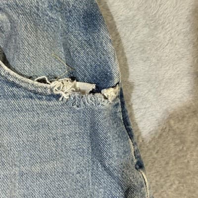 Carhartt Jeans Mens 40x30 Blue Relaxed Fit Workwear Denim Pants (40x30) - Thumbnail 4