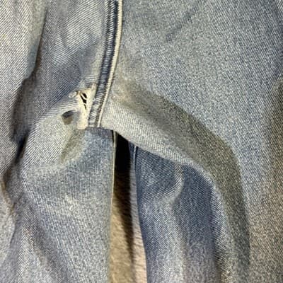 Carhartt Jeans Mens 40x30 Blue Relaxed Fit Workwear Denim Pants (40x30) - Thumbnail 5