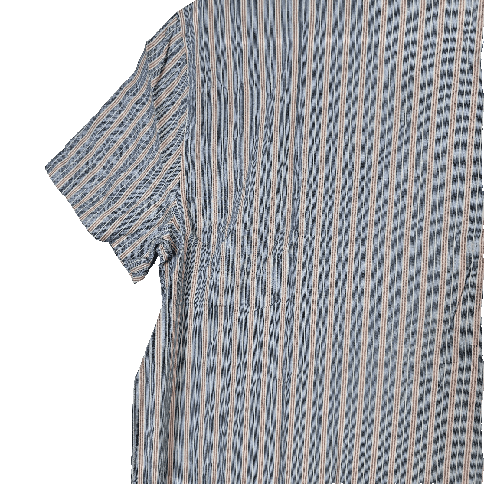 J.Crew Men’s Large Blue & Red Stripe Short Sleeve Cotton Pajama Shirt Bu M 169 - Thumbnail 12