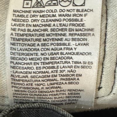 Levis 510 Jeans Mens 32x32 (32x30) Black Charcoal Skinny Slim Stretch Denim - Thumbnail 10