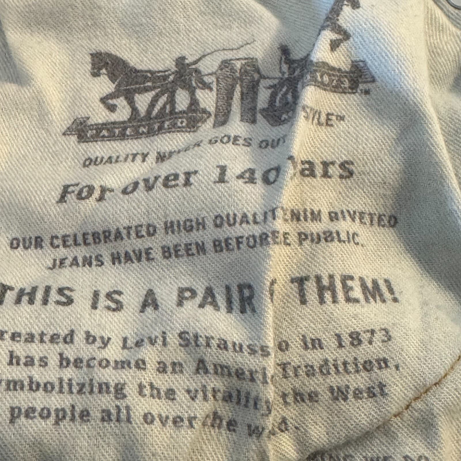 Levi’s 514 Men’s Jeans Straight Leg 34x30 Blue Denim Mid Rise 100% Cotton - Thumbnail 14