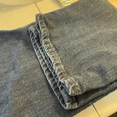 Levis 541 Jeans Mens 30x32 Blue Athletic Taper Stretch Denim Mid Wash Whiskered - Thumbnail 9