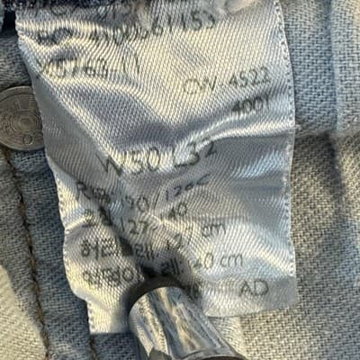 Levis 559 Jeans Mens 46x31 Blue Relaxed Straight Denim Big & Tall Medium Wash - Thumbnail 5