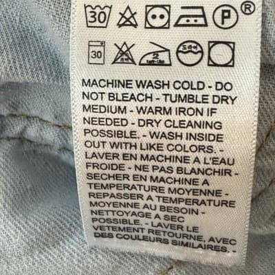 Levis 559 Jeans Mens 46x31 Blue Relaxed Straight Denim Big & Tall Medium Wash - Thumbnail 7