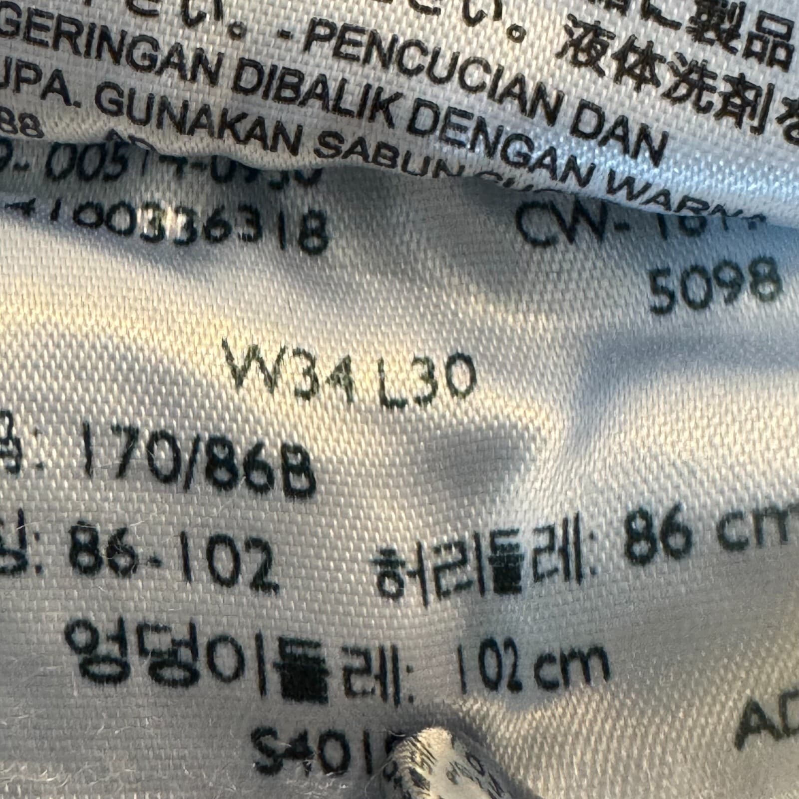 Levi’s 514 Men’s Jeans Straight Leg 34x30 Blue Denim Mid Rise 100% Cotton - Thumbnail 18