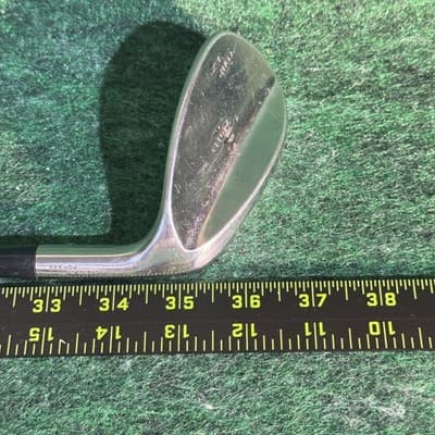 Vintage Mizuno Zoid Comp EZ Sand Wedge Golf Right Hand Steel S300 Gold Shaft - Thumbnail 6