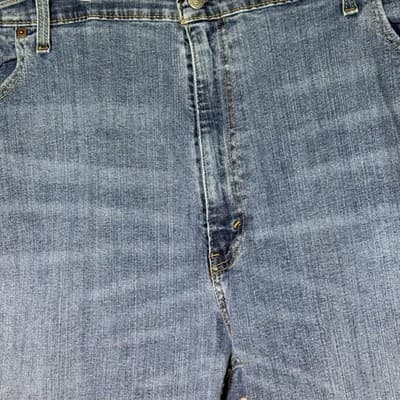 Levis 559 Jeans Mens 46x31 Blue Relaxed Straight Denim Big & Tall Medium Wash - Thumbnail 3