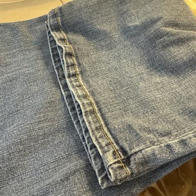 Levis 559 Jeans Mens 46x31 Blue Relaxed Straight Denim Big & Tall Medium Wash - Thumbnail 8