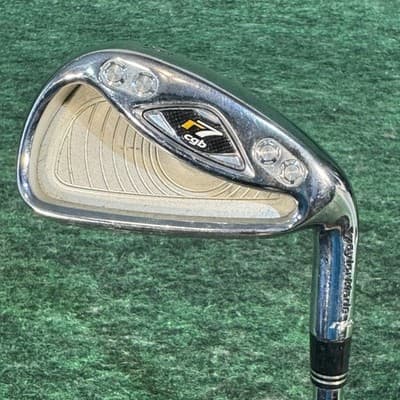 TaylorMade R7 CGB Max 6 Iron Mens RH F7 Stiff Steel Stainless Silver Golf Club - Image 1