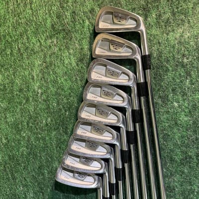 Vintage Mizuno Zoid Pro 9 Club Iron Set True Temper S300 Stiff Mens RH Steel - Image 1