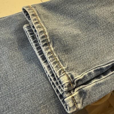 Levis 541 Jeans Mens 32x29 (31x32) Blue Athletic Taper Stretch Denim Medium Wash - Thumbnail 9