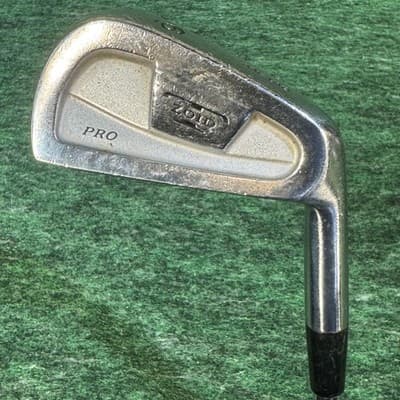 Vintage Mizuno Zoid Pro 9 Club Iron Set True Temper S300 Stiff Mens RH Steel - Thumbnail 16