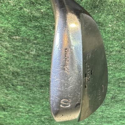 Vintage Mizuno Zoid Comp EZ Sand Wedge Golf Right Hand Steel S300 Gold Shaft - Thumbnail 4