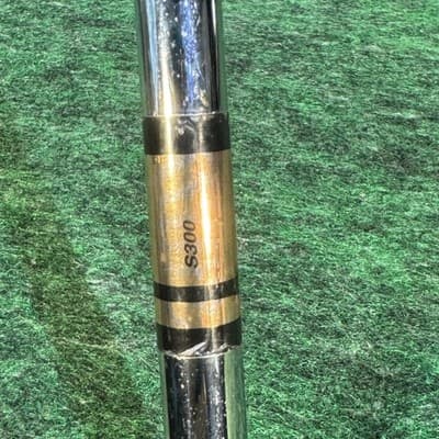 Vintage Mizuno Zoid Comp EZ Sand Wedge Golf Right Hand Steel S300 Gold Shaft - Thumbnail 8