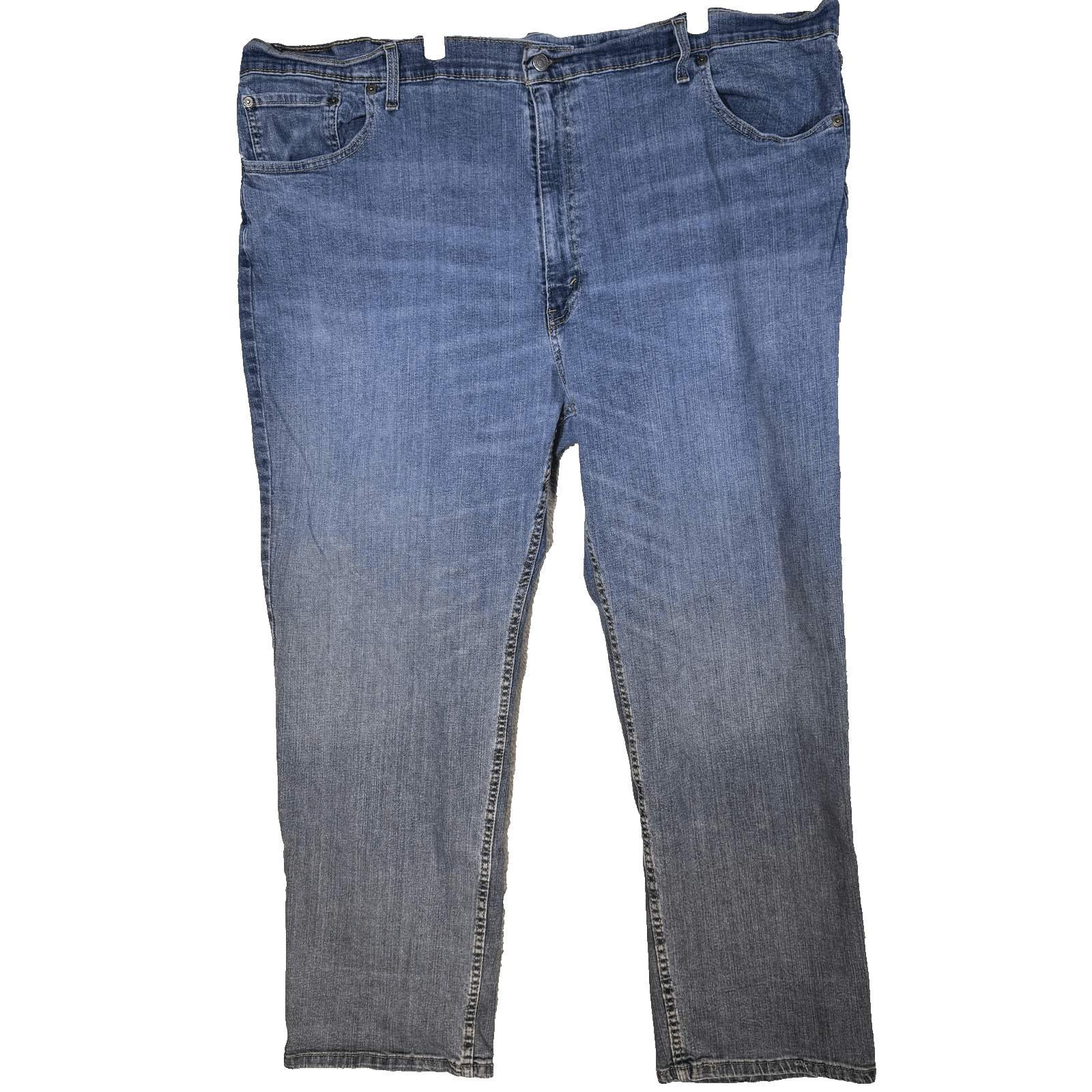 Levis 559 Jeans Mens 46x31 Blue Relaxed Straight Denim Big & Tall Medium Wash - Image 1